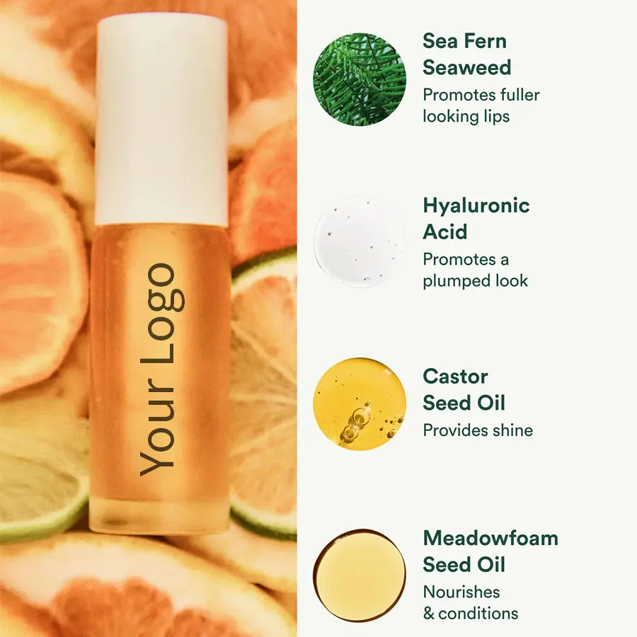 private label 100% natural vegan mango lip care oil deep hydrating lip plumping oil